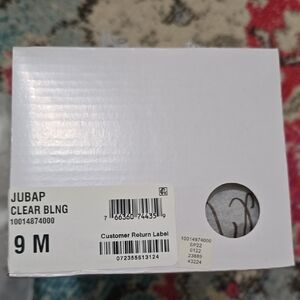 White JUBAP Clear BLNG Shoes